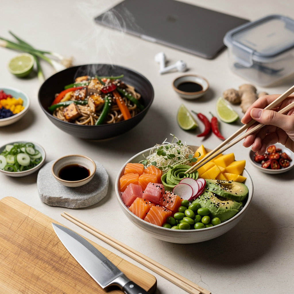 Wok n Poke Toulouse - bowls signature avec ingrédients frais et savoureux