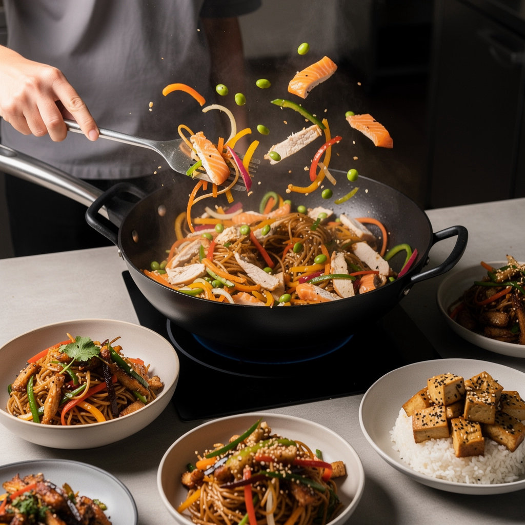 Wok n Poke Toulouse - Plat wok frais avec ingrédients de qualité